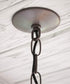 Dumas 16"W 3-Light Golden Bronze Finish Distressed Gray Wood Bead Chandelier by KenroyHome