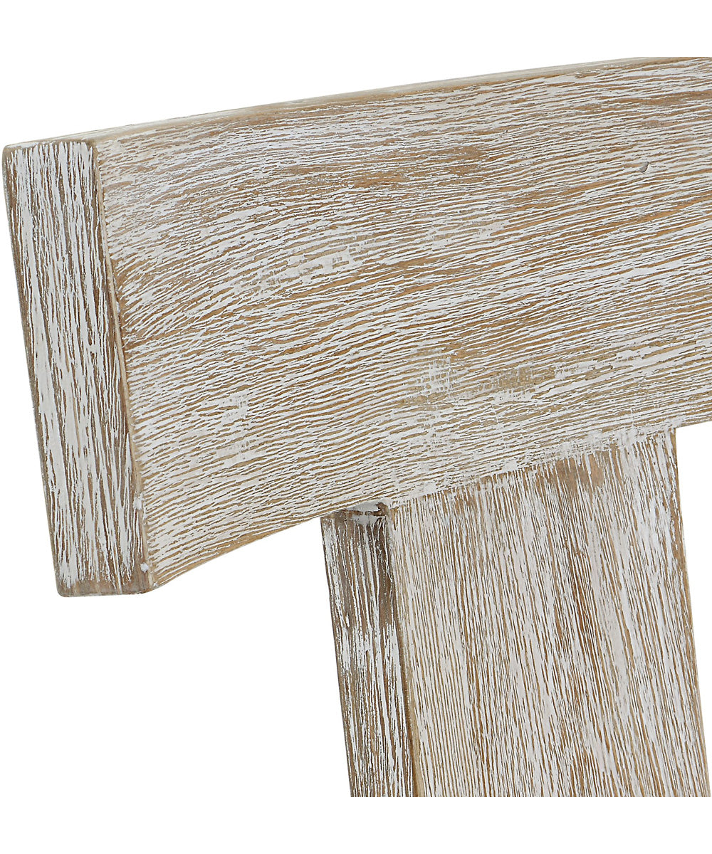 Idris White Counter Stool
