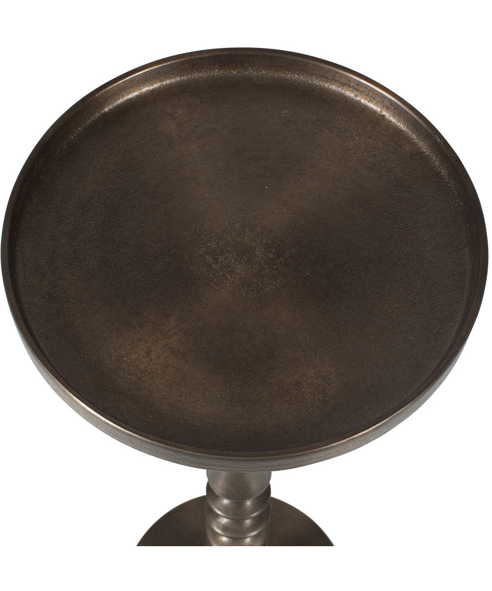 Accent Table in Bronze Antique