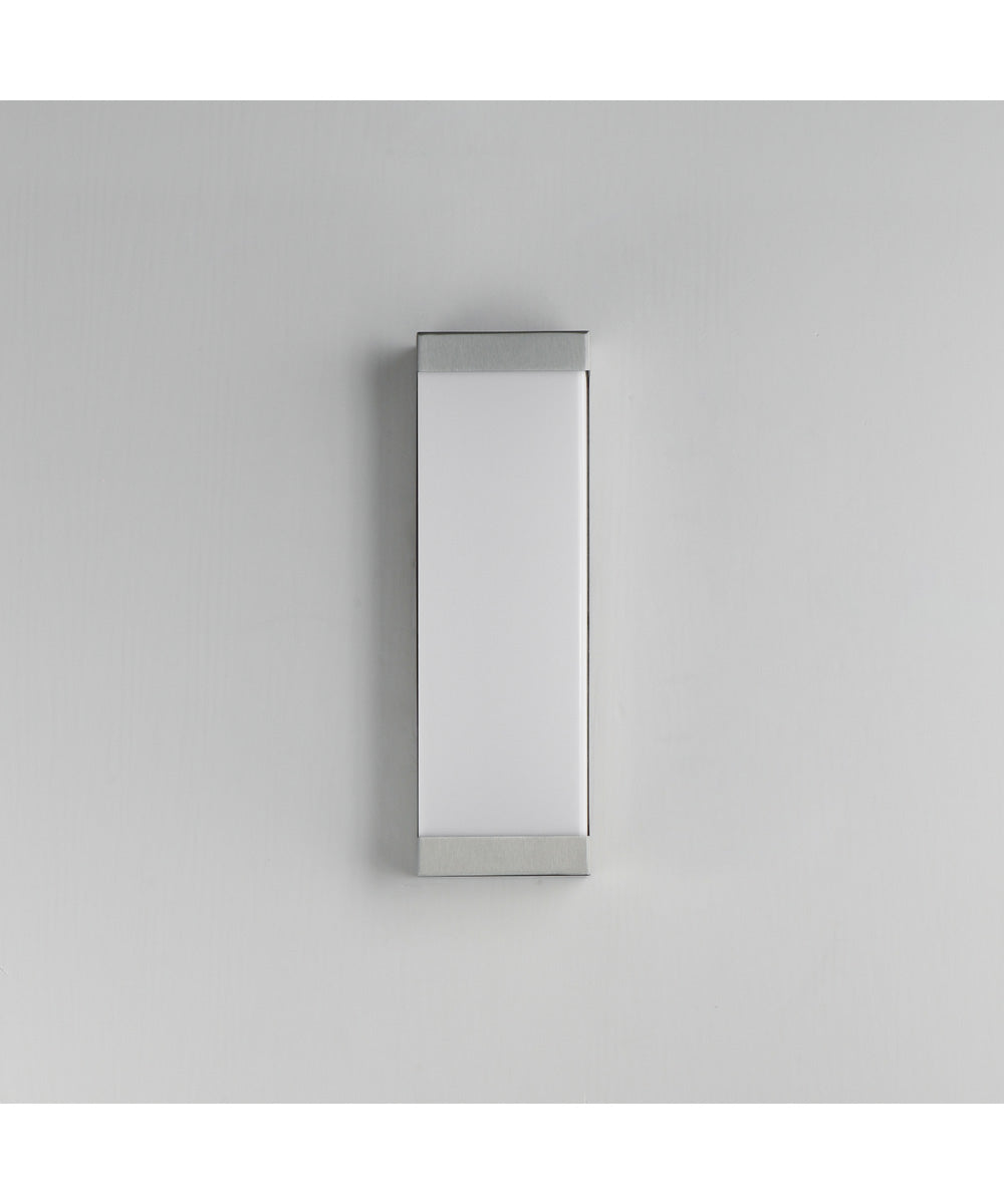 Tunnel 15-16 inch LED Outdoor Sconce Brushed Aluminum