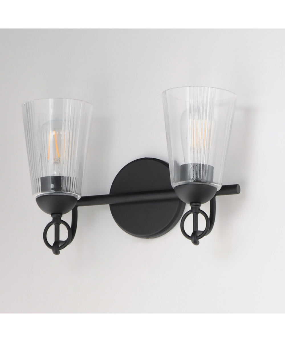 Jackson Hole 2-Light Wall Sconce Black