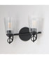 Jackson Hole 2-Light Wall Sconce Black