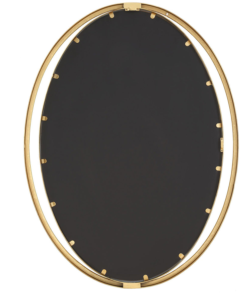 Rhodes Gold Oval Mirror