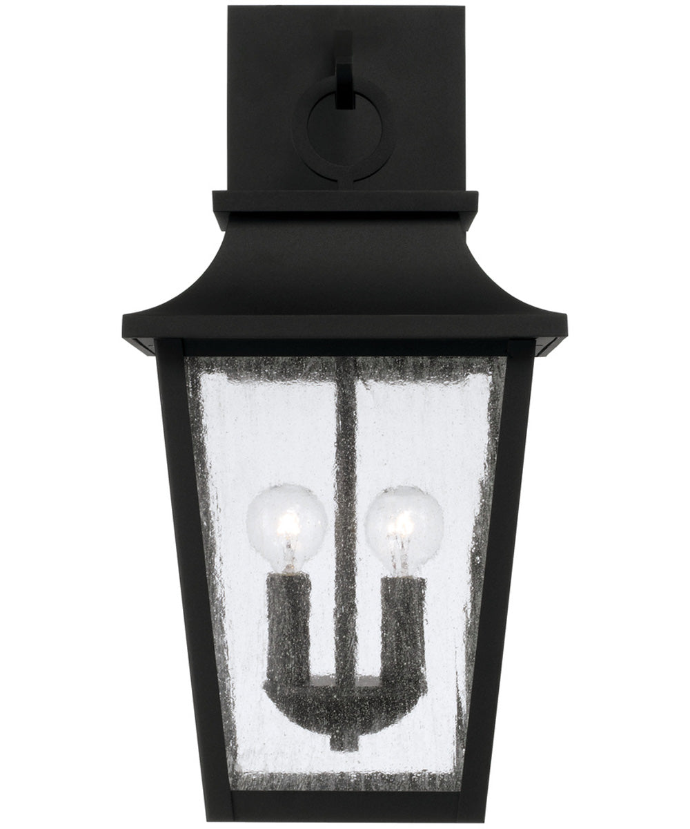 Chandler 2-Light Outdoor Wall-Lantern Black