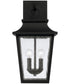 Chandler 2-Light Outdoor Wall-Lantern Black