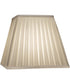8x14x12 Oyster Box Pleat Silksheen Tapered Square Softback Lampshade