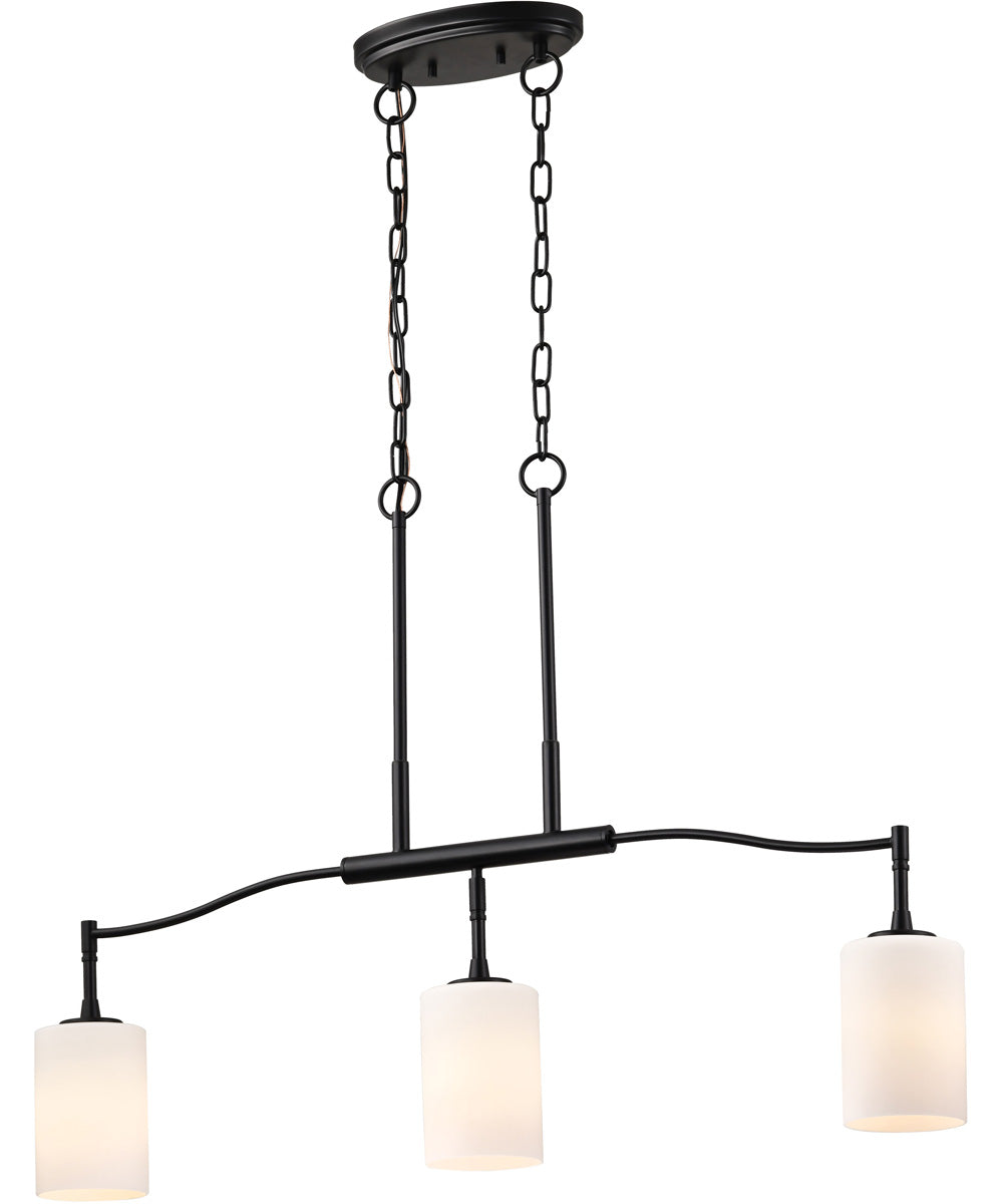 Liam 3-Light Pendant Matte Black