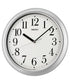 OPEN BOX Office Wall Clock Yori Silver Glass Cover