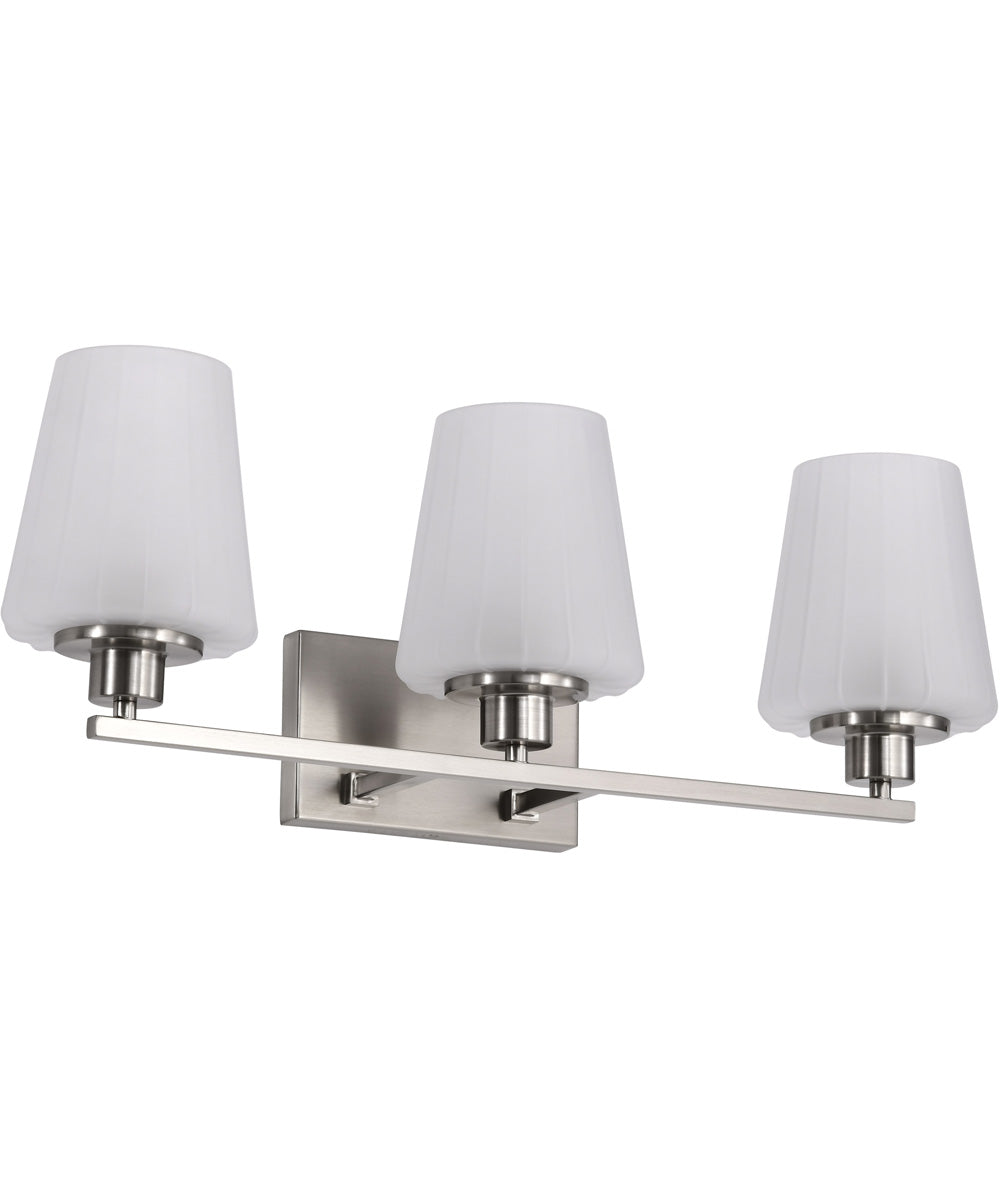 Lune 3-Light Vanity & Wall Brushed Nickel