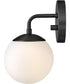 Julep 1-Light Medium Single Light Sconce in Black