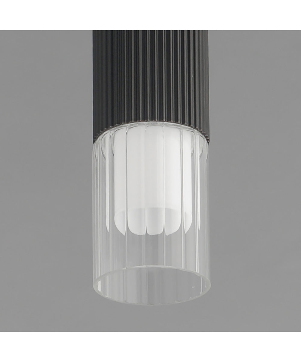 Reeds LED Flush Mount Black