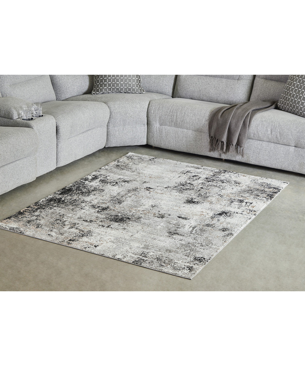 Langwell Medium Rug Black/Gray/White