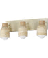 Pompeii 3-Light Bath Vanity Travertine / Oyster
