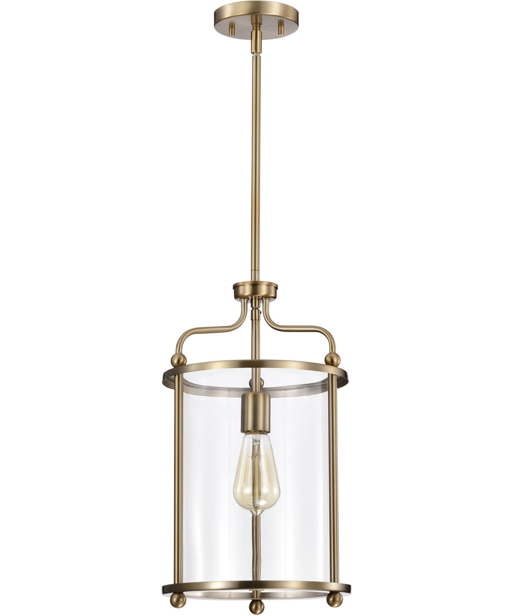 Yorktown 1-Light Pendant Burnished Brass