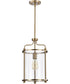 Yorktown 1-Light Pendant Burnished Brass