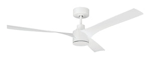 Phoebe 52" 3-Blade Indoor/Outdoor Damp Ceiling Fan Fan White