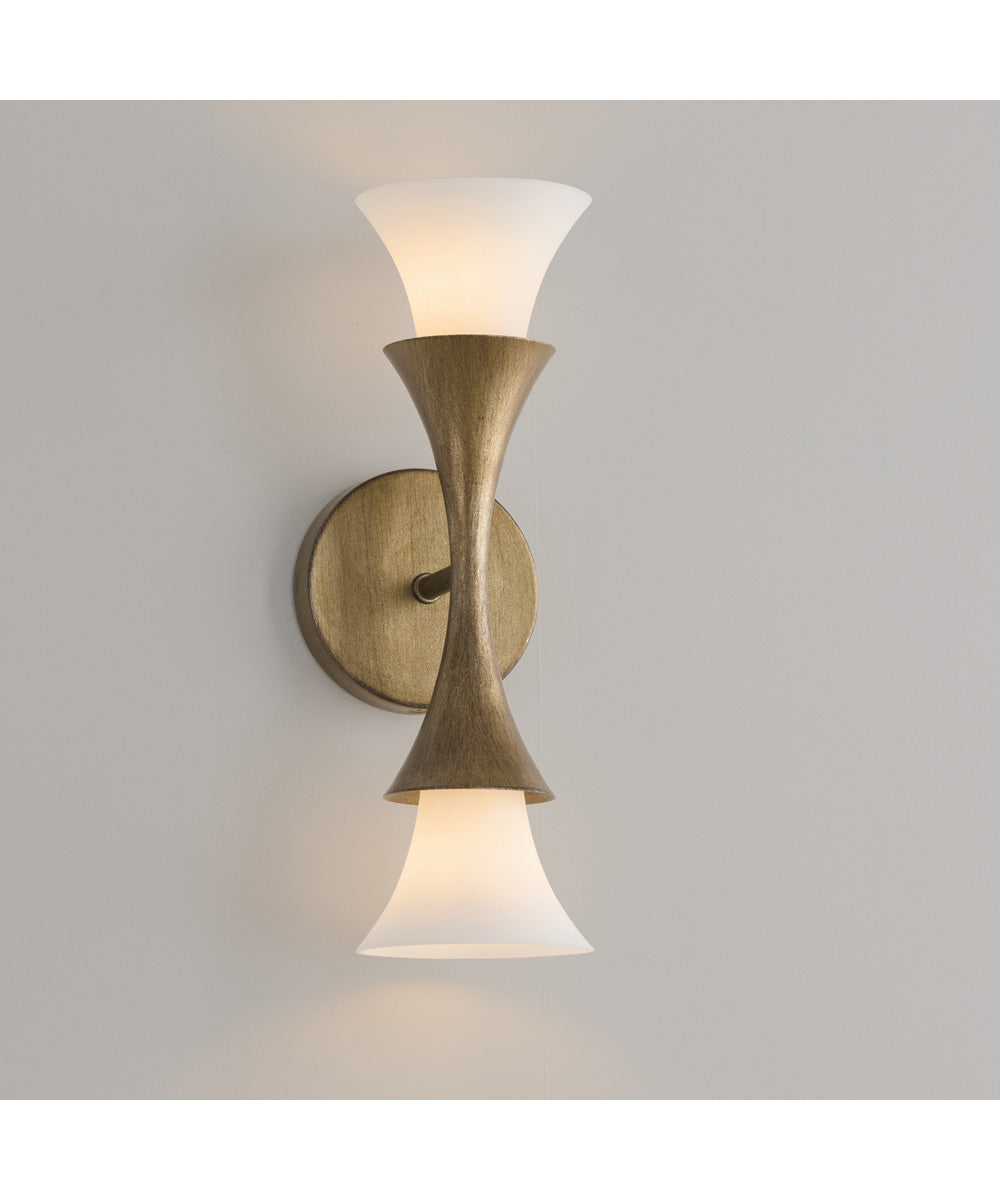 Nola 2-Light Sconce Mystic Luster