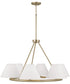 Parson 6-Light Chandelier Matte Brass