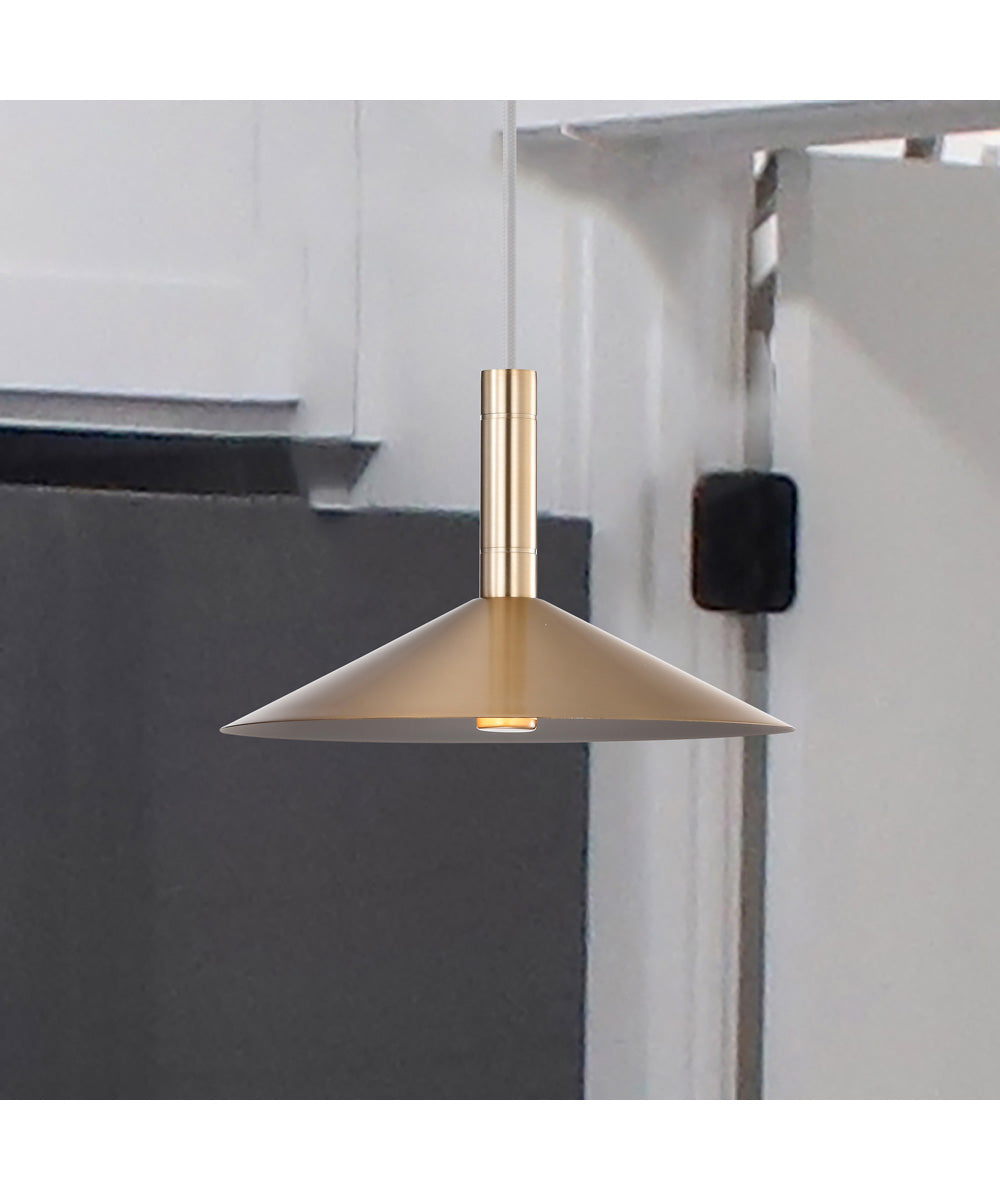 Corrine  Pendant Burnished Brass