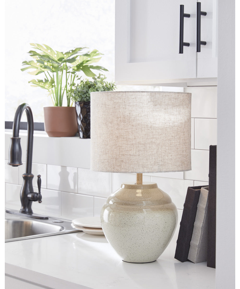 Waldish Metal Table Lamp Cream/Beige