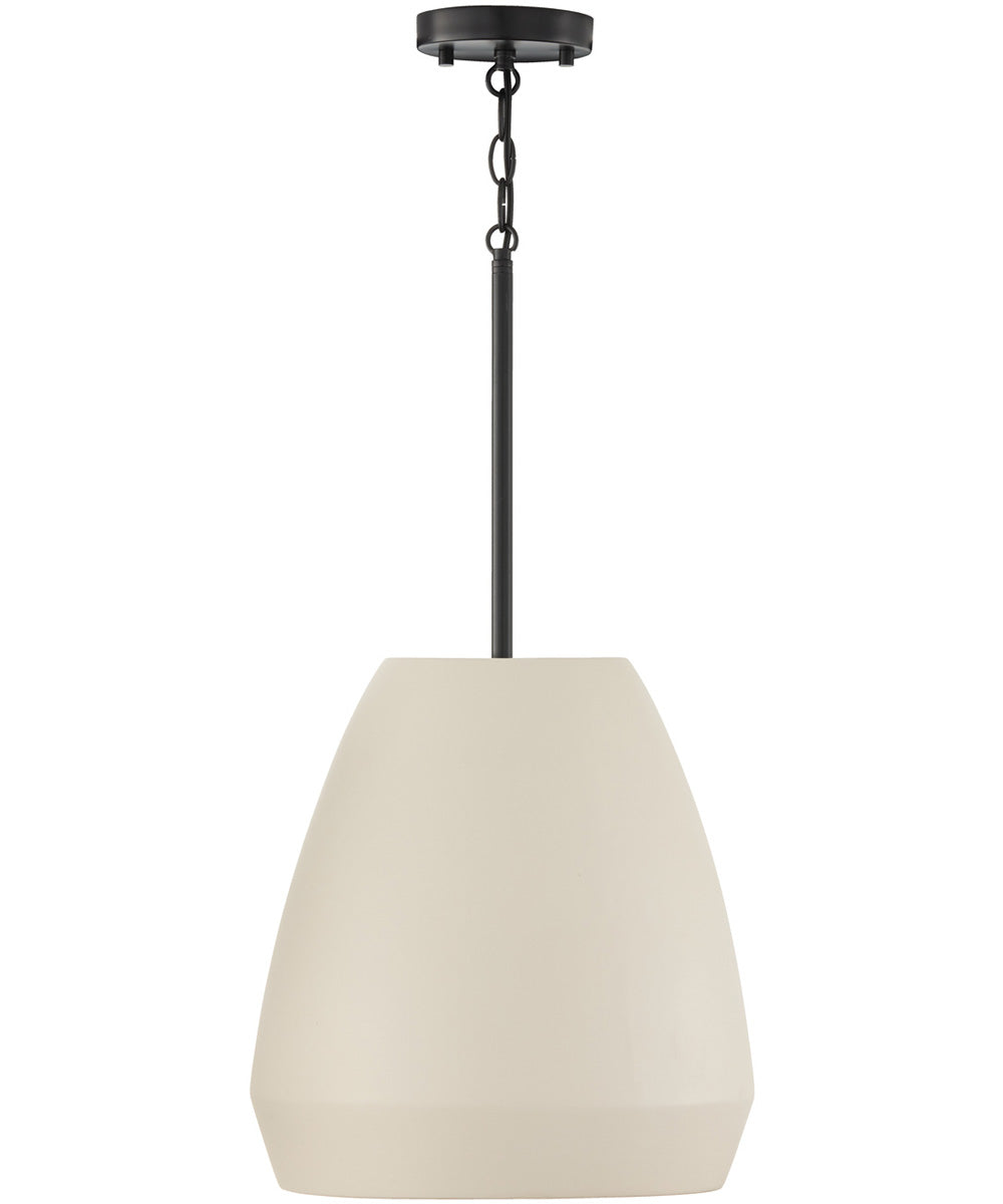 Della 1-Light Pendant Terracotta Ivory