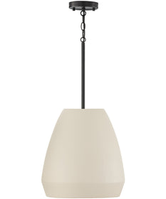 Della 1-Light Pendant Terracotta Ivory