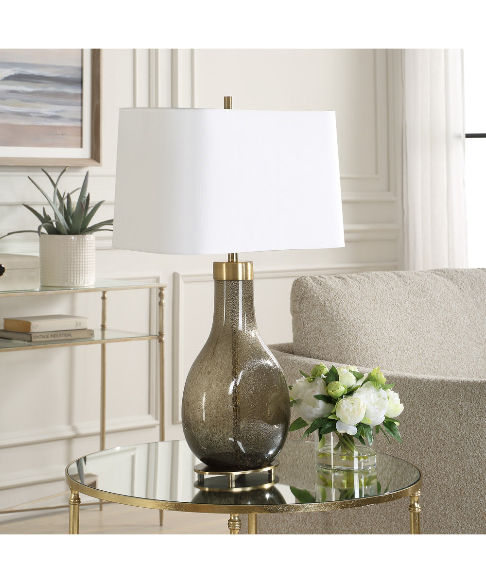 Shyla Dark Glass Table Lamp