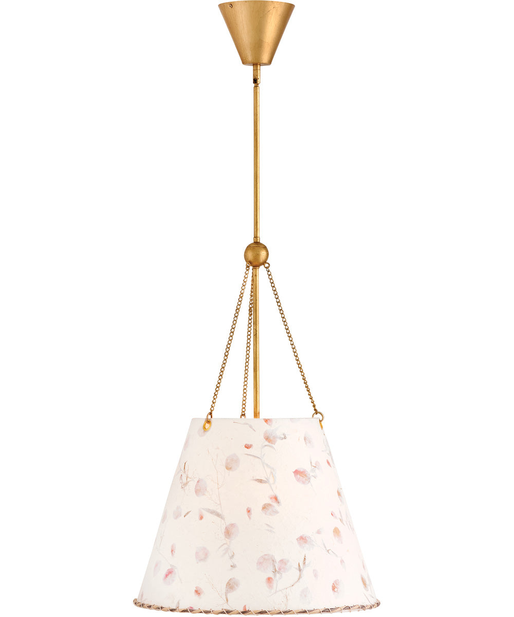 Primrose 3-Light Large Pendant in Distressed Brass