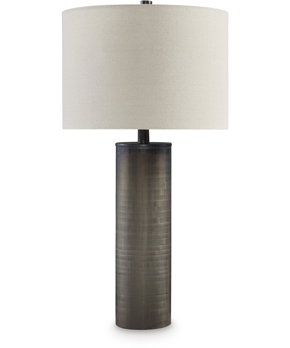 Dingerly Glass Table Lamp Brown