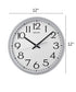 OPEN BOX Wall Clock with Quiet Sweep