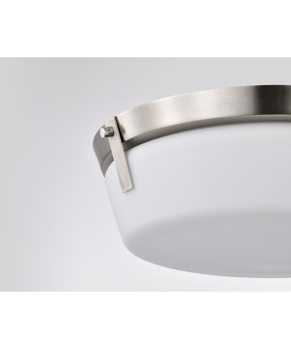 Rowen 3-Light Close-to-Ceiling Brushed Nickel