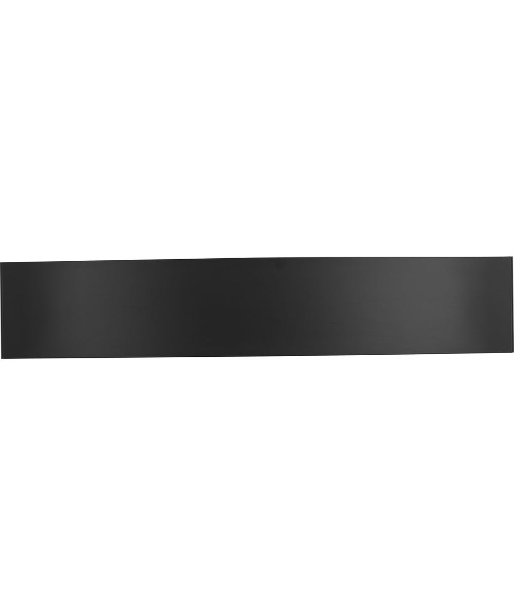 Curvity LED 24 in. Modern 3CCT Integrated LED Linear Vanity Light Matte Black