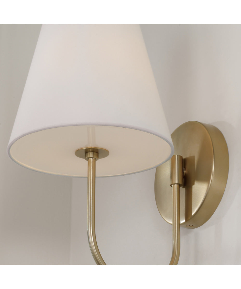 Julia 1-Light Sconce Matte Brass