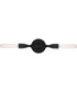 Louise 2 Light Wall Sconce Matte Black
