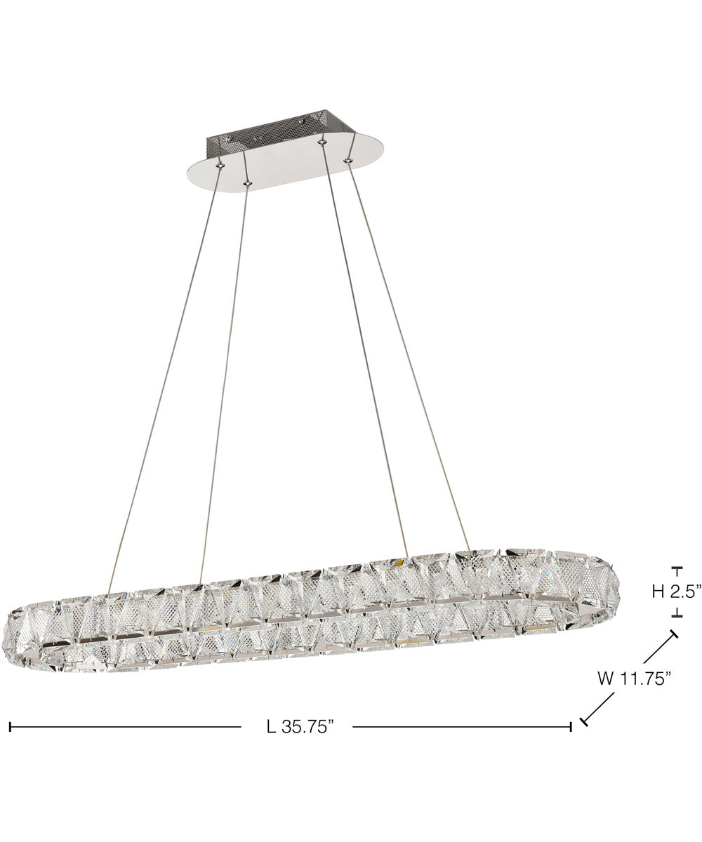 Asher  Pendant Polished Nickel