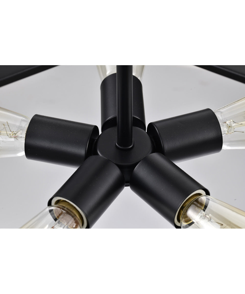 Altos 5-Light Pendant Matte Gray