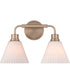 Pleated II 2-Light Lighting Premium Bronze