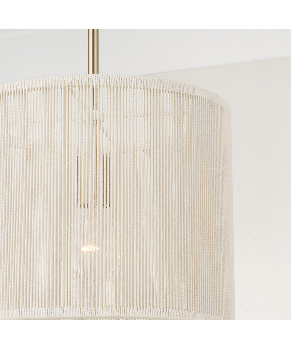 Tara 1-Light Pendant Matte Brass