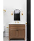 Roselle 1-Light Vanity & Wall Natural Brass
