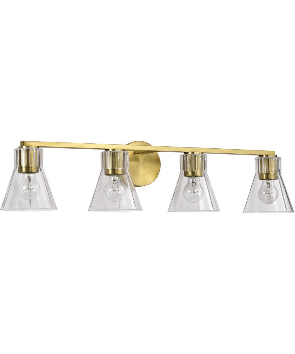 Gianna 4-Light Vanity & Wall Vintage Brass