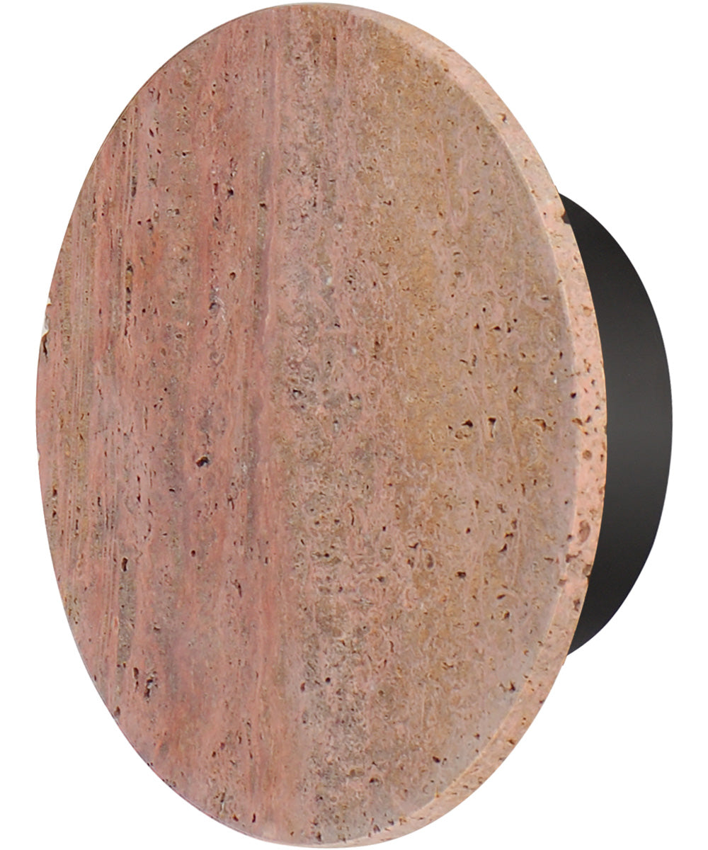 Discus 9 inch LED Outdoor Wall Sconce Rosso Laterite / Gunmetal