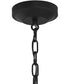 Lieon 2-Light Convertible Pendant Black