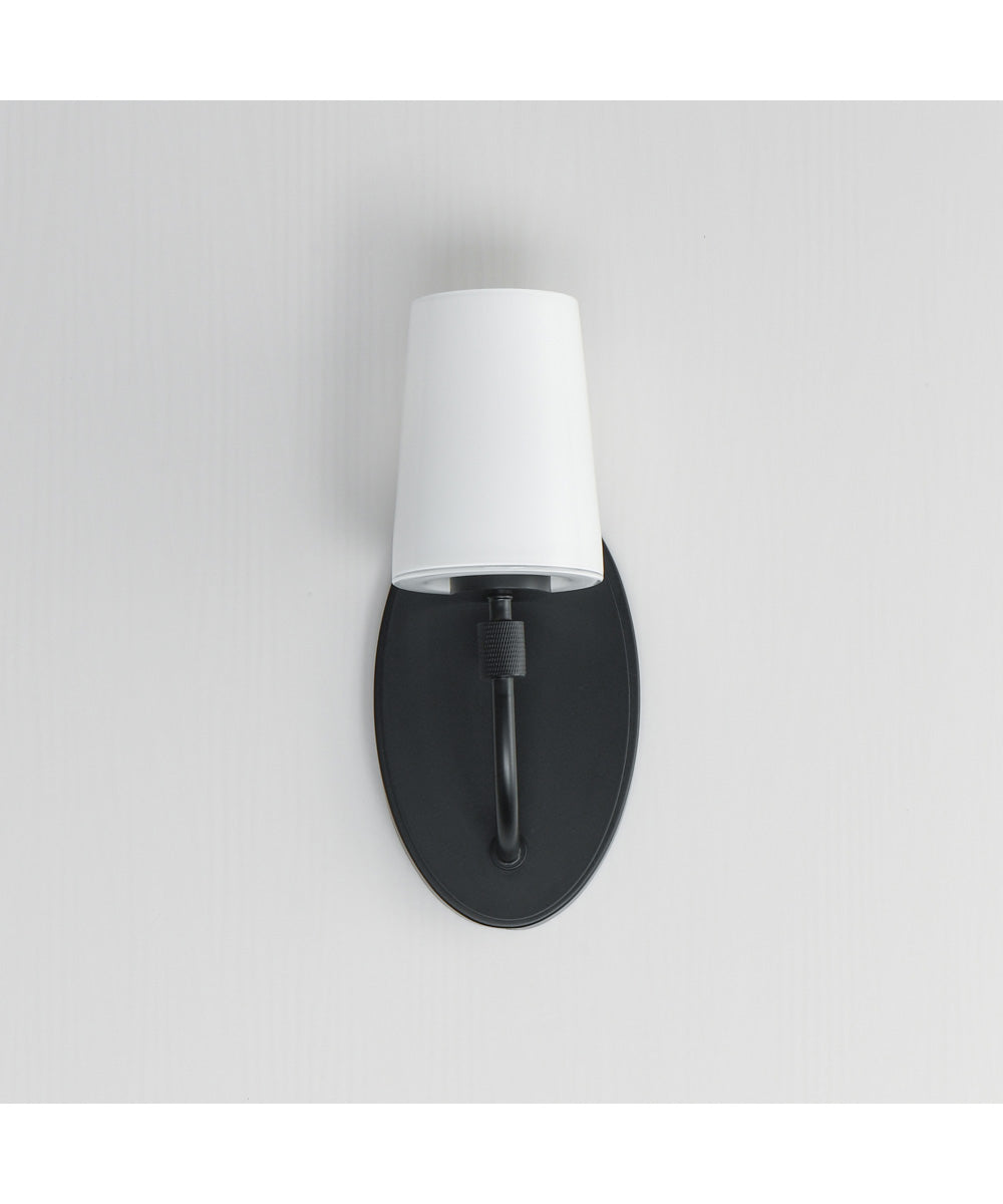 Durham 1-Light Sconce Black