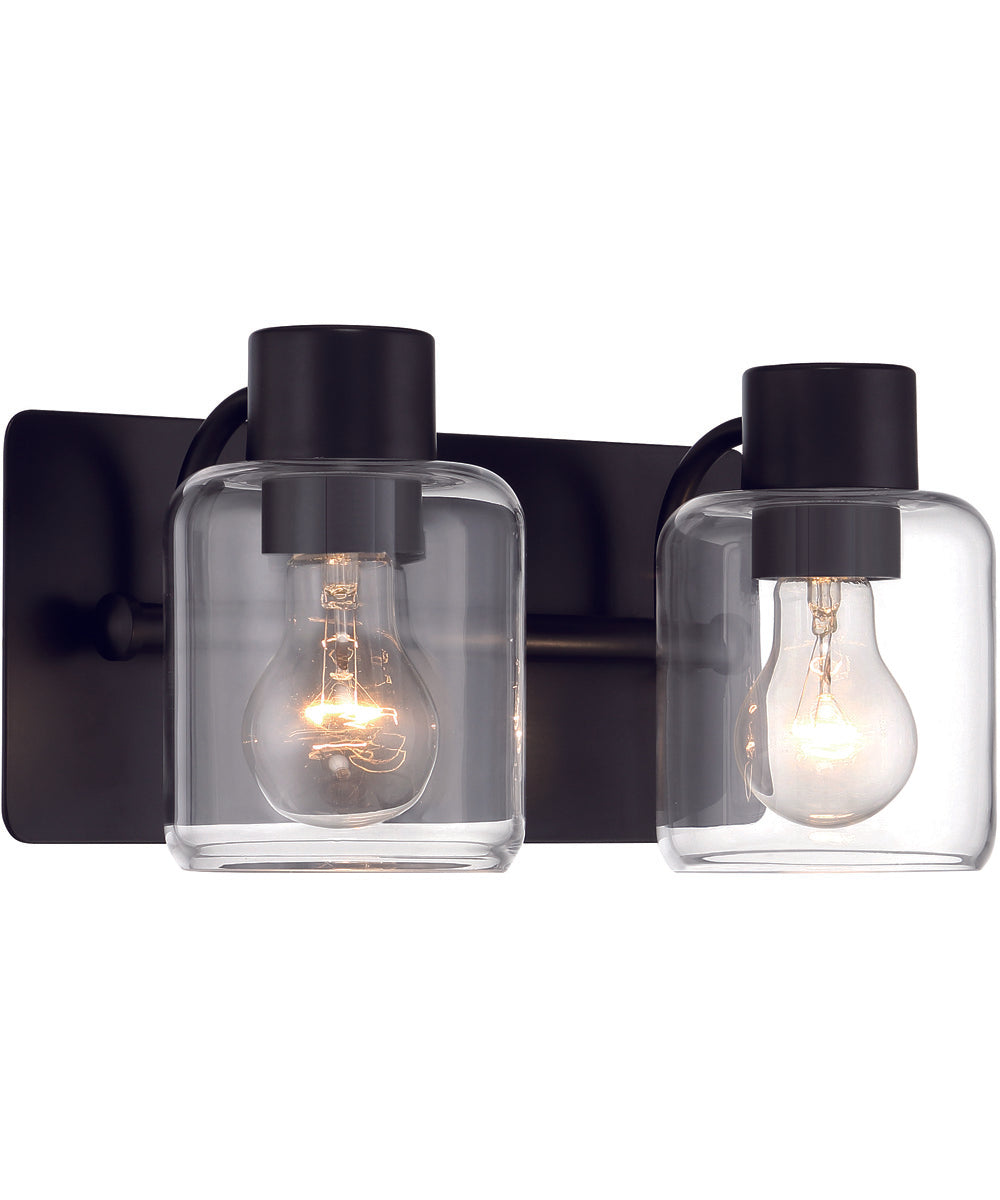 Rori 2-Light Lighting Flat Black