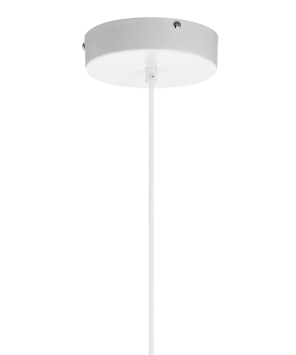 Kordan 8"W 1-Light LED Matte White  Metal Hourglass Mini Pendant Light Fixture by Kichler