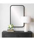 22x34" Wall Mirror Matte Black