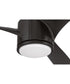 Phoebe 52" 3-Blade Indoor/Outdoor Damp Ceiling Fan Fan Flat Black