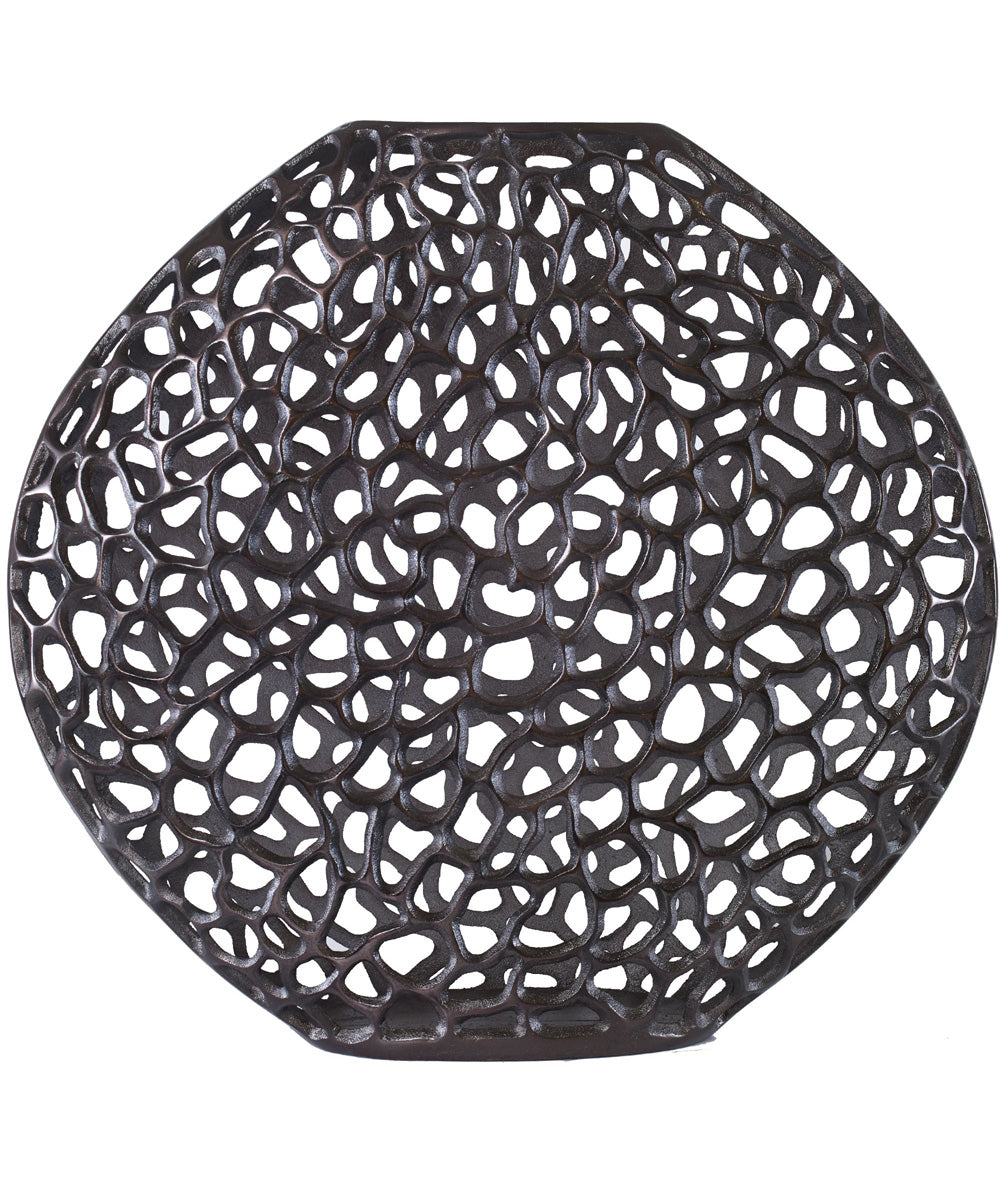 Web Dark Bronze Vase