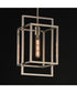 Gridline Single Pendant Satin Nickel