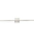 Phase 5 32 in. Slim Modern 3CCT Integrated LED Linear Vanity Light Brushed Nickel